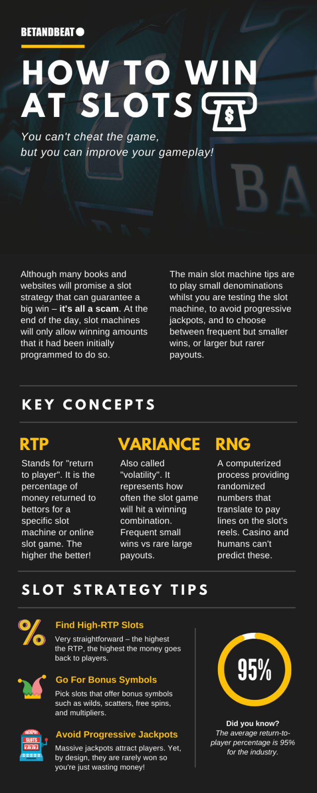 Our guide to our favorite slot strategies, tips, and tricks!