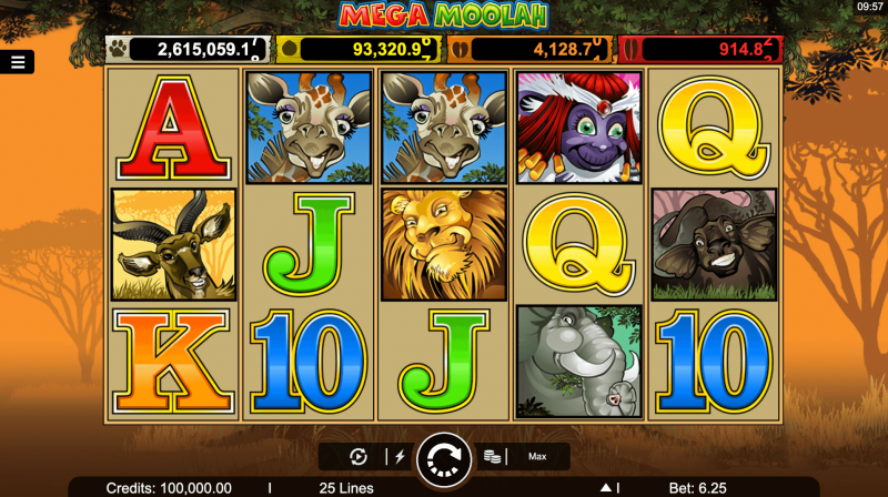 Mega Moolah by Microgaming